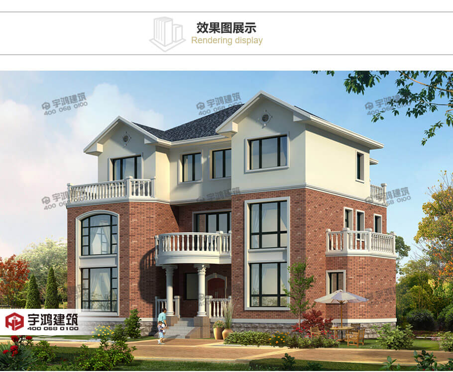 18x12米復(fù)式三層自建房設(shè)計圖紙